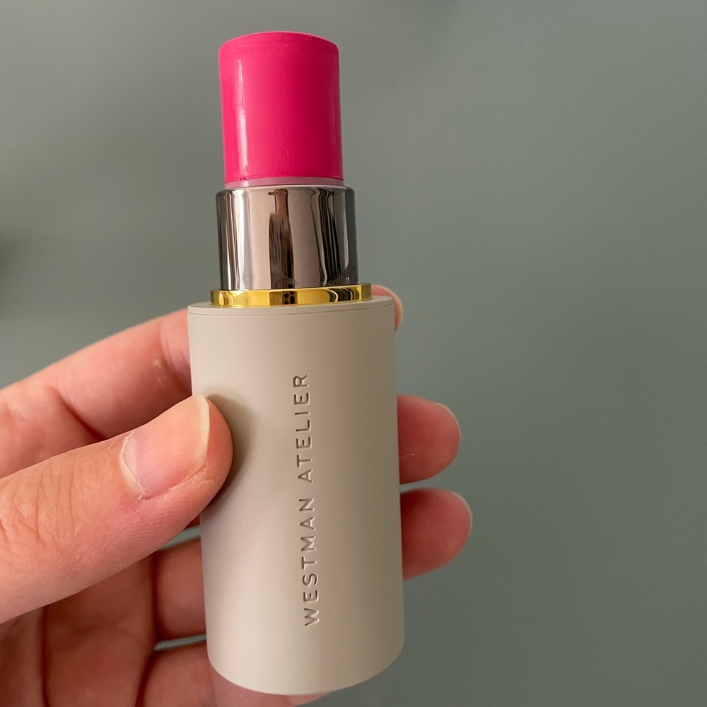 Westman Atelier cheek cream blush stick in poppet